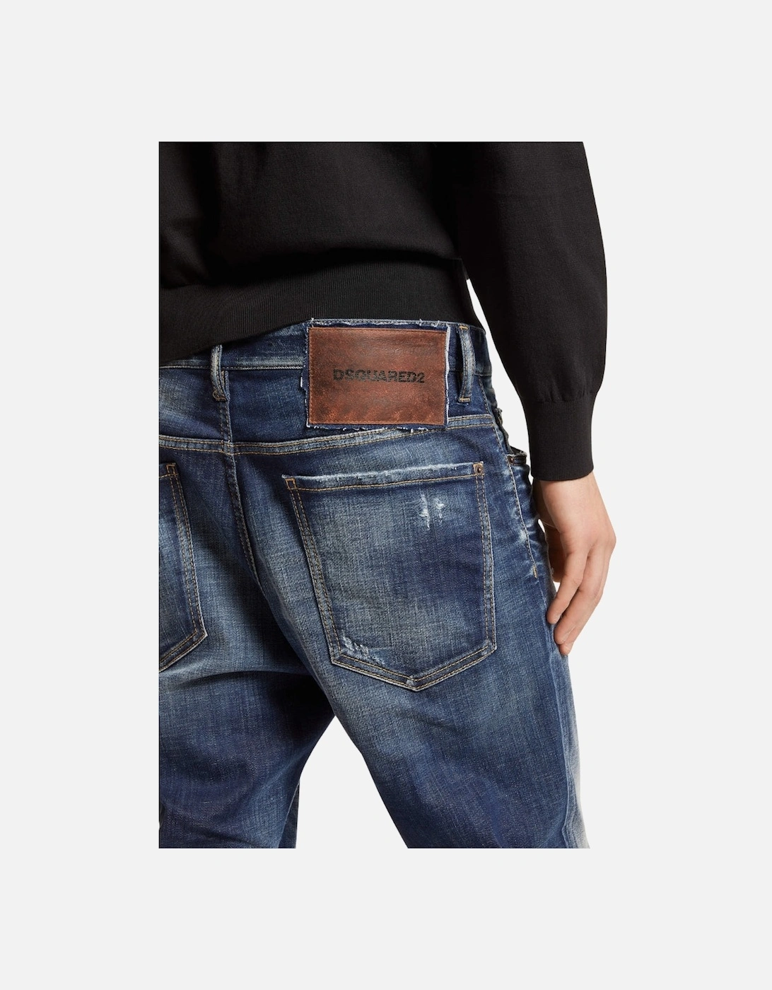 Dark Navy Blue Desert Wash Bro Jeans