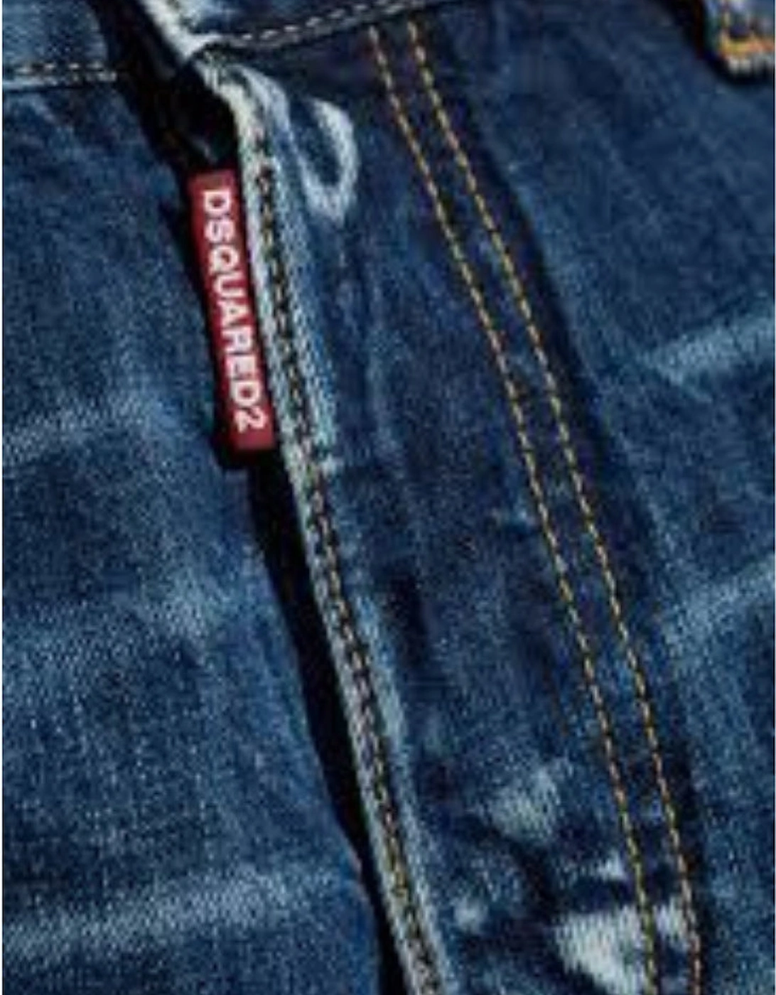 Dark Semplice Carpenter Shorts Navy Blue