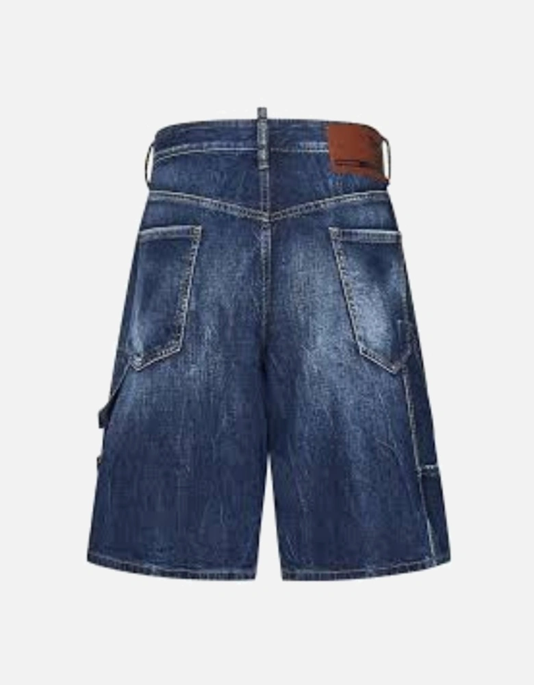 Dark Semplice Carpenter Shorts Navy Blue