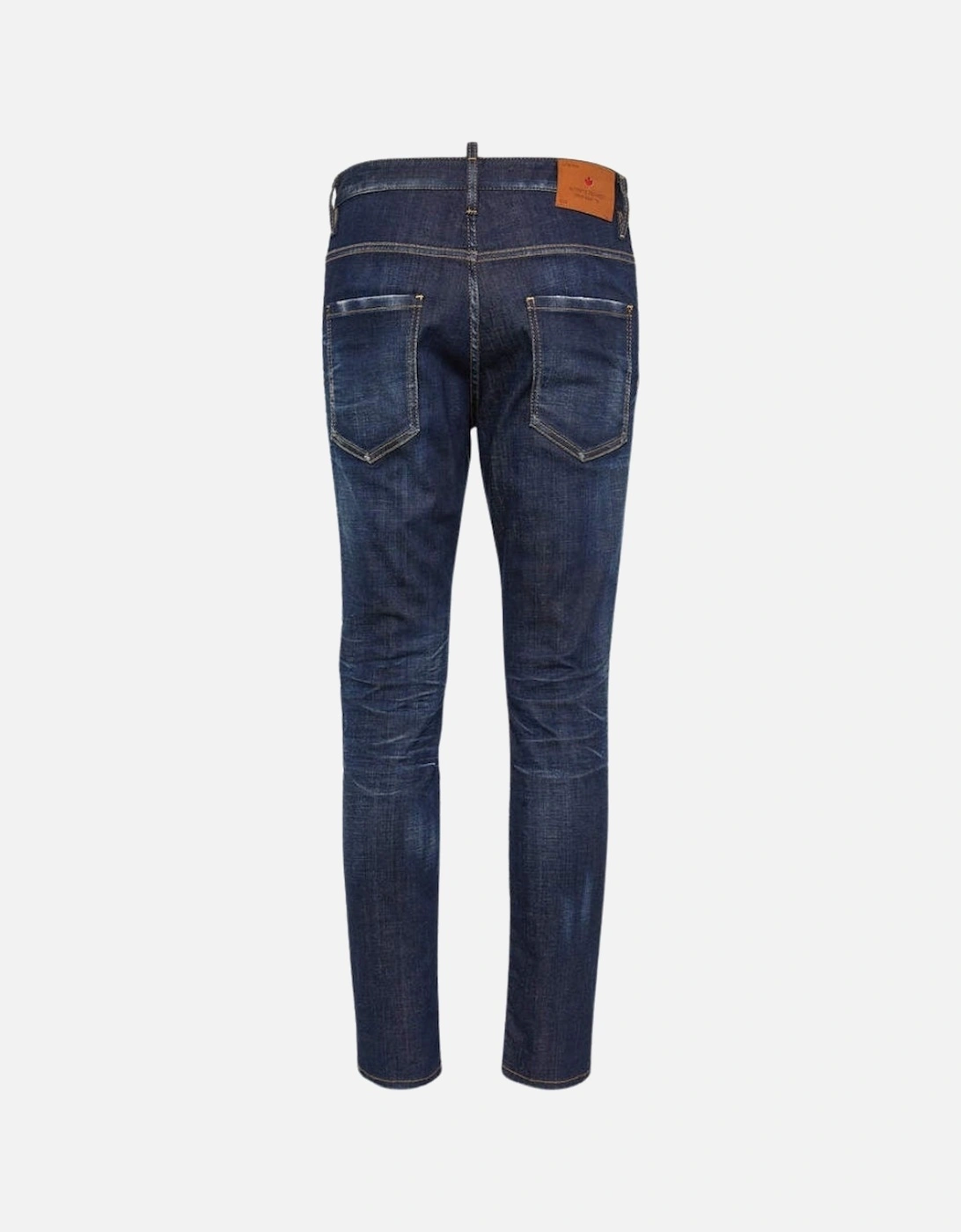 Dark Navy Blue Clean Wash Skater Jeans