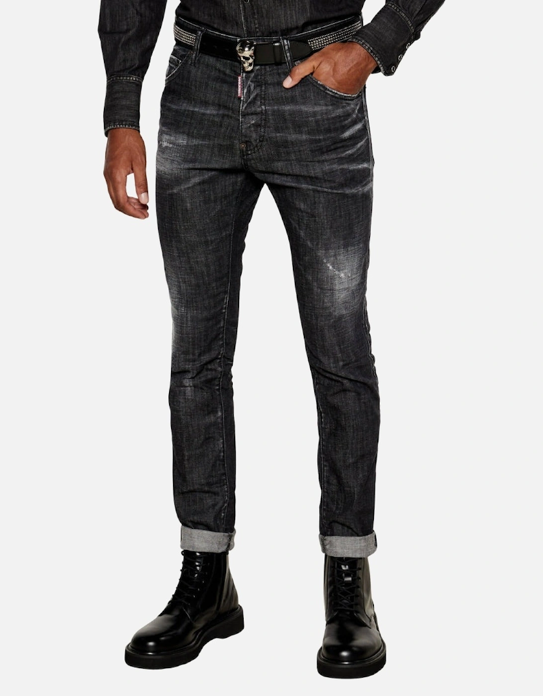 Black Easy Wash Cool Guy Jeans