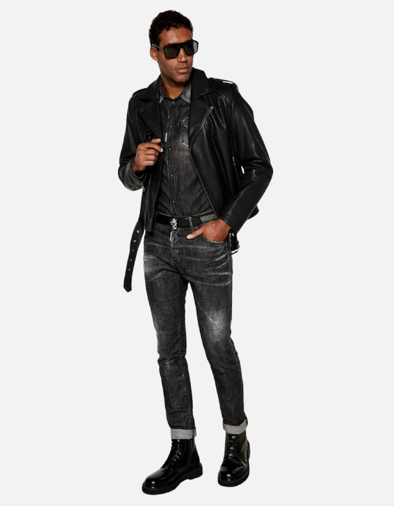 Black Easy Wash Cool Guy Jeans