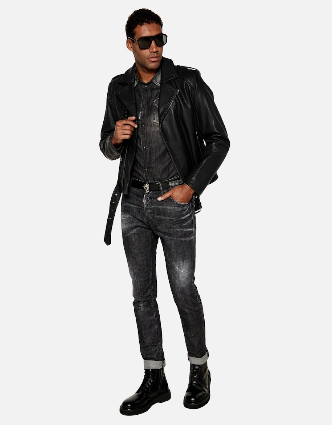 Black Easy Wash Cool Guy Jeans