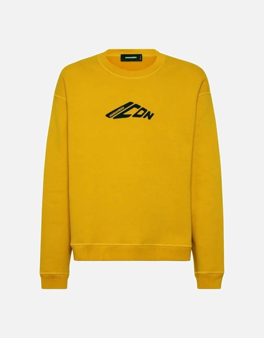 Icon New Generation Relax Fit Yellow Sweatshirt, 6 of 5