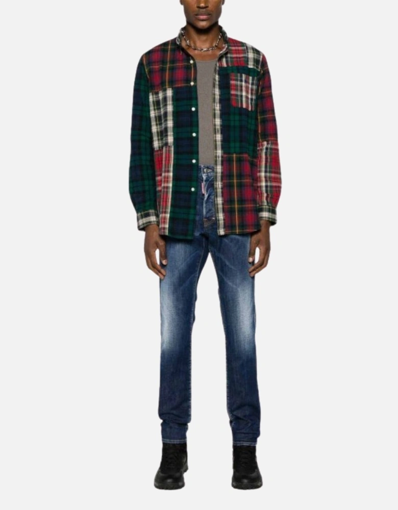 Navy Blue Cool Guy Skinny Jeans