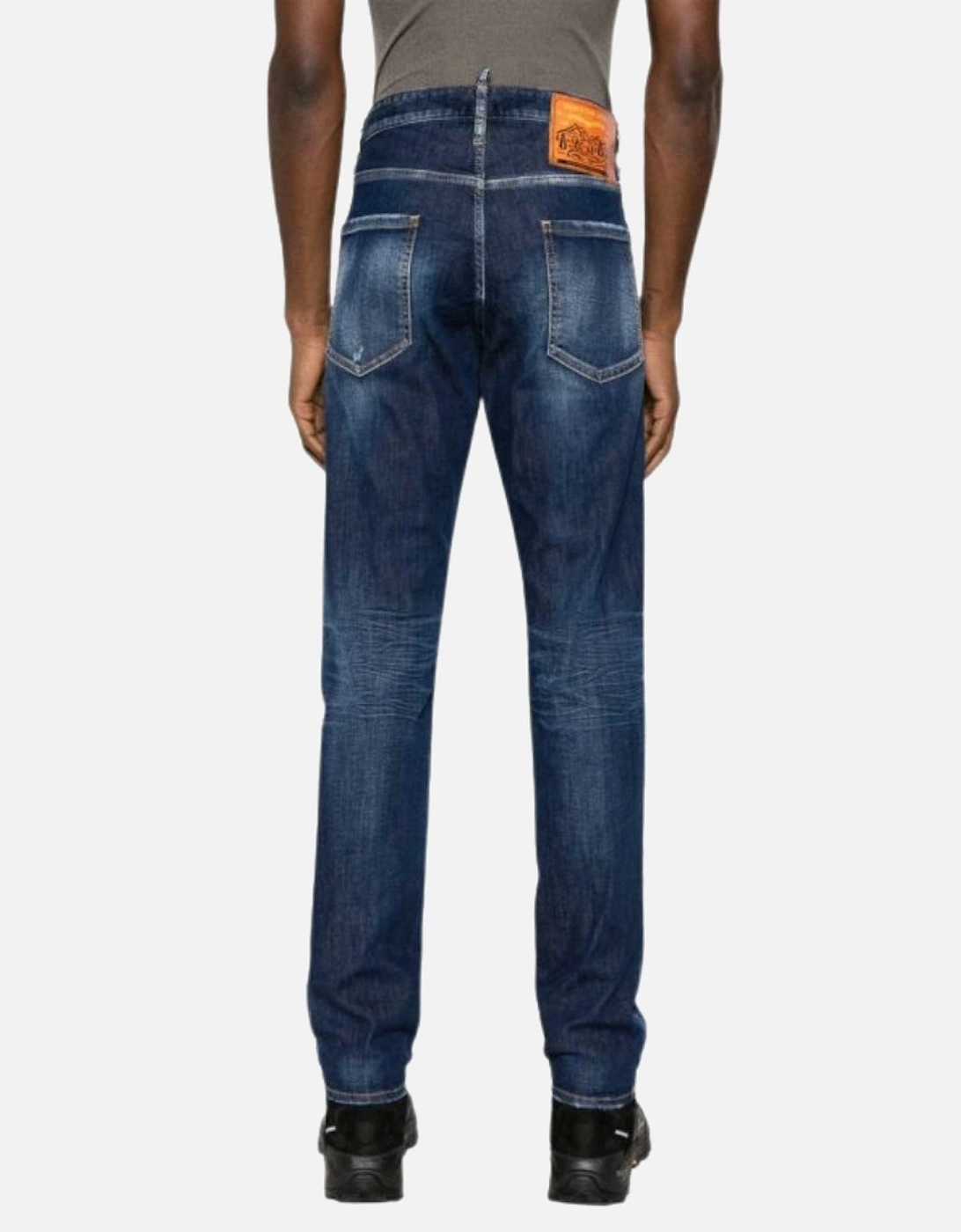 Navy Blue Cool Guy Skinny Jeans