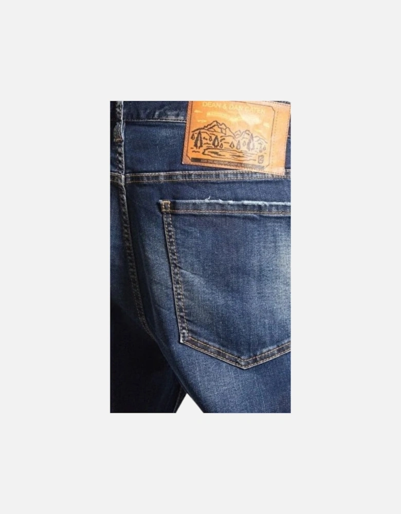 Navy Blue Cool Guy Skinny Jeans