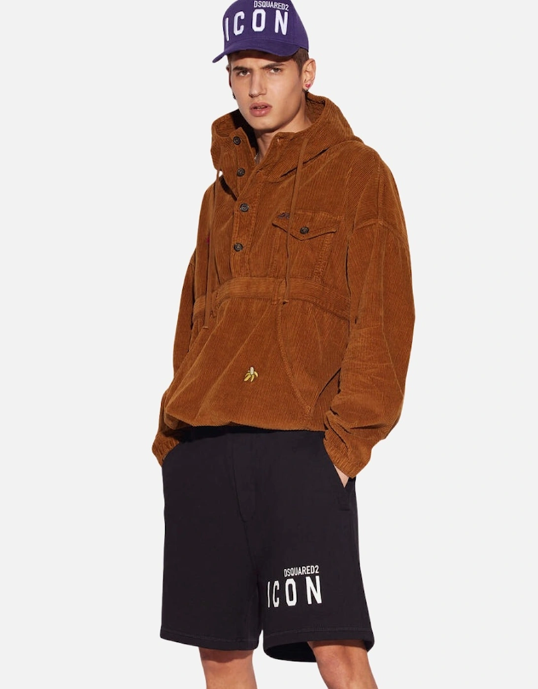 Icon logo Black Relax Fit Short