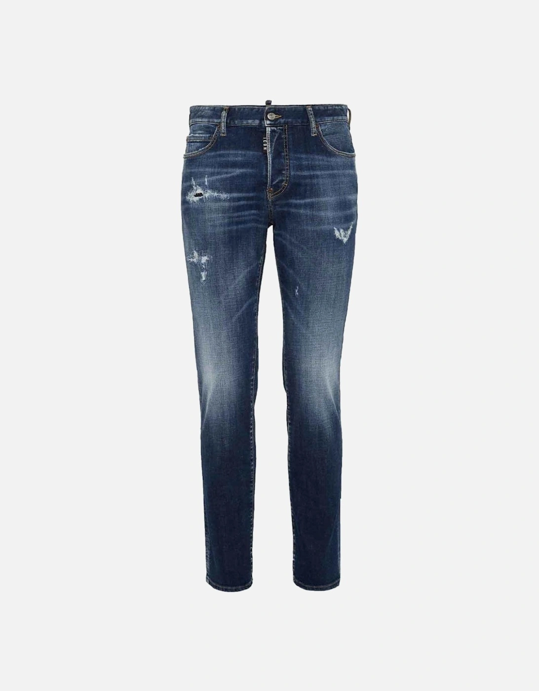 Icon Navy Blue Regular fit Jean, 7 of 6