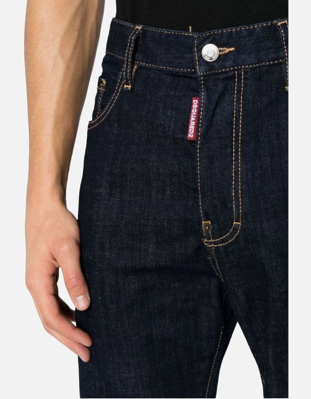 Dark Navy Blue Rinse Wash 642 Jeans