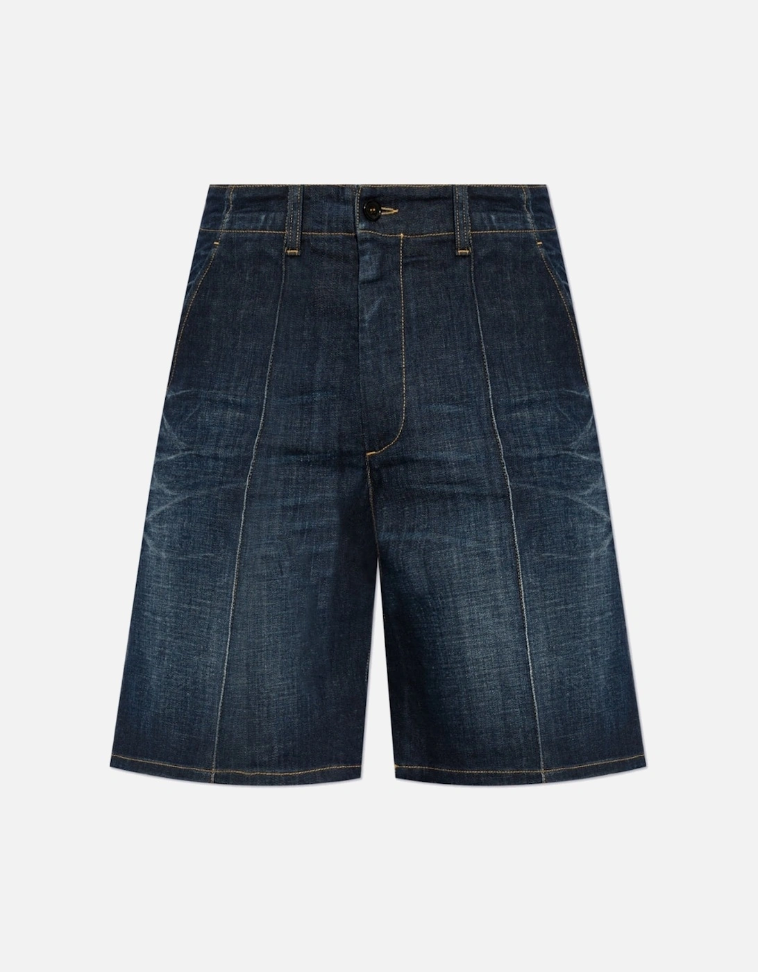 Dark Bermuda Shorts Denim Navy Blue, 6 of 5