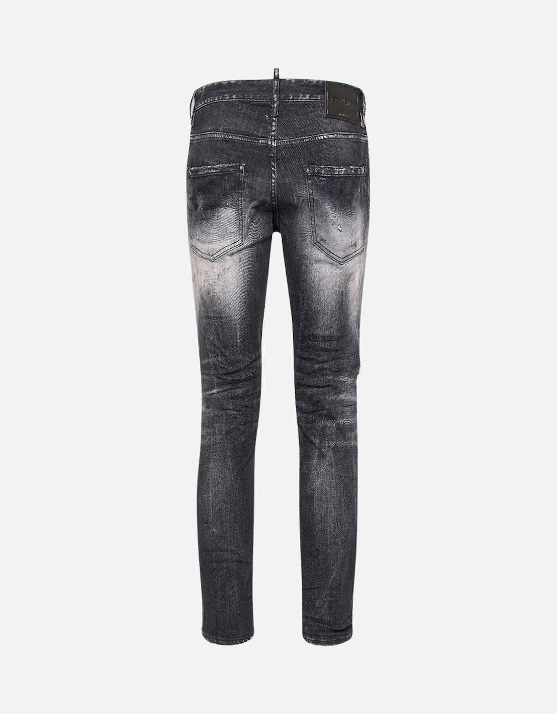 Black Jet Set Wash Skater Jeans