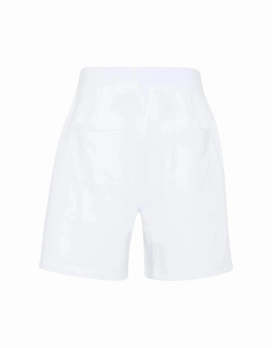 Icon logo Relaxed White Shorts
