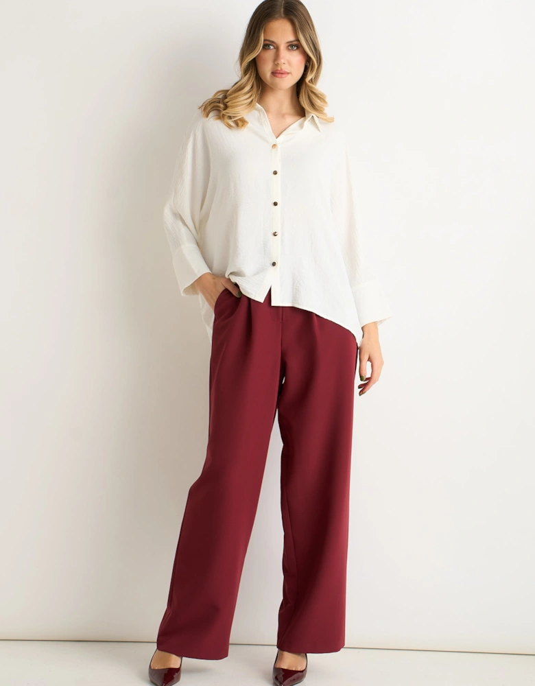 Ivory Kimono Oversized Blouse