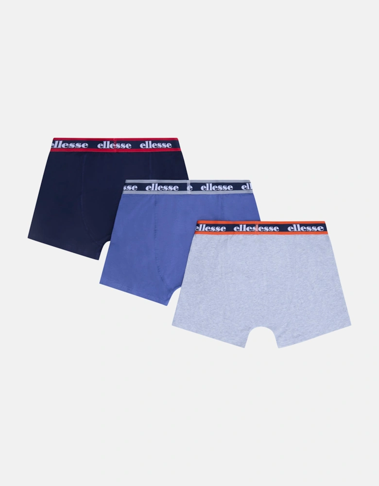 Muxel735 3Pk Mens Boxers - Navy/Blue/Black