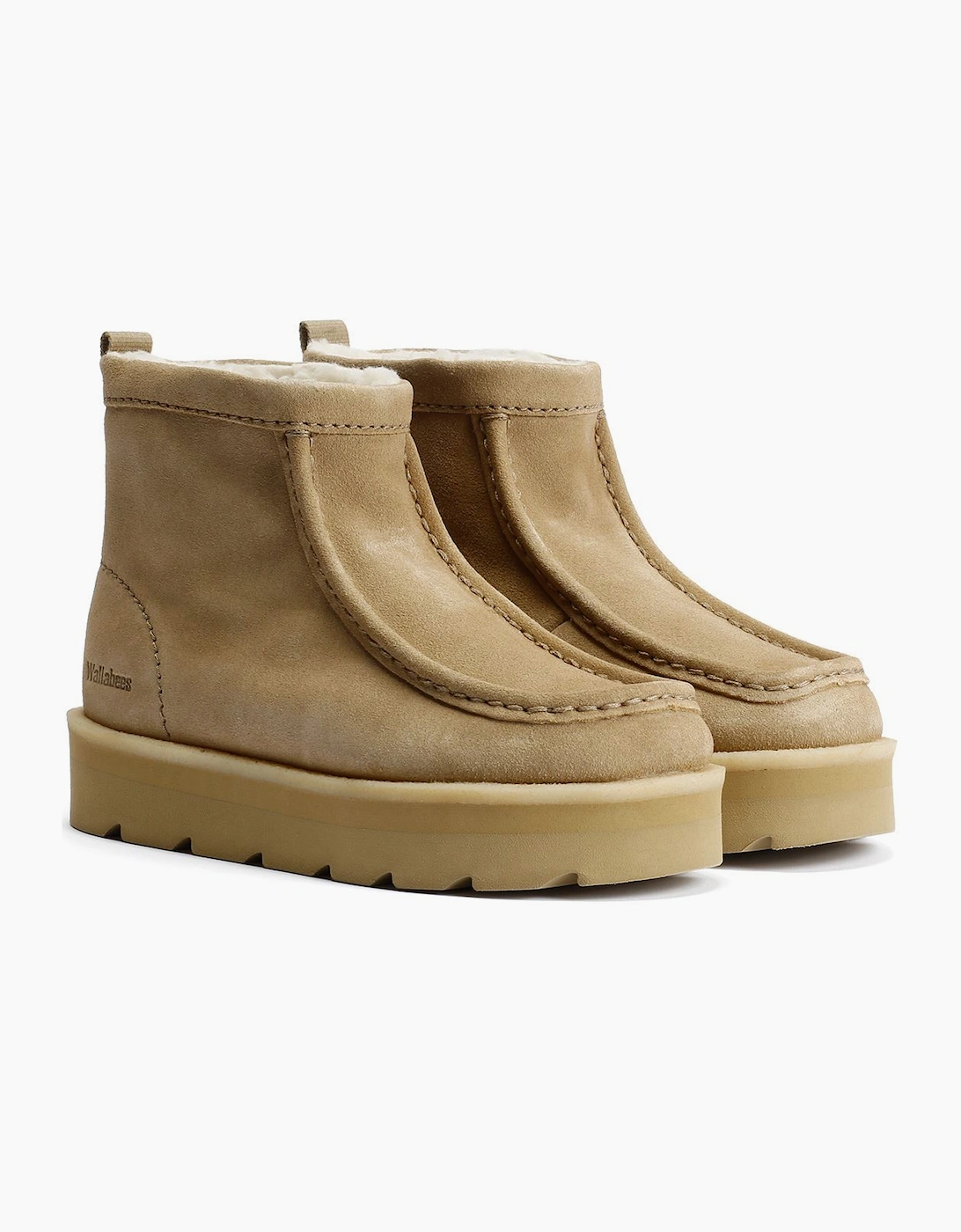 Clarks Women's Clarks Originals Meare Rooey Suede Women's Maple Boots - Cream