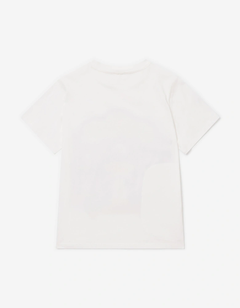 Girls Bug Hotel T-Shirt With Detachable Appliques in Ivory