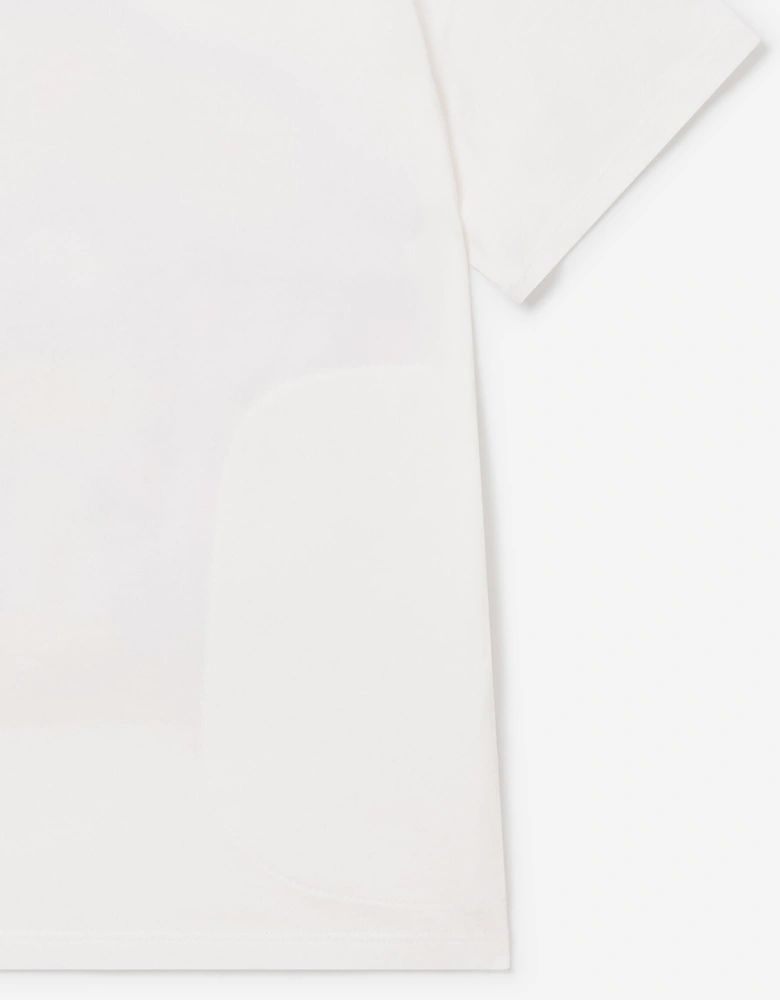 Girls Bug Hotel T-Shirt With Detachable Appliques in Ivory