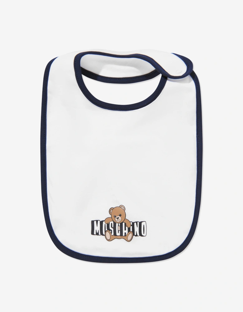 Baby Teddy Bear Logo Babygrow Set in Navy