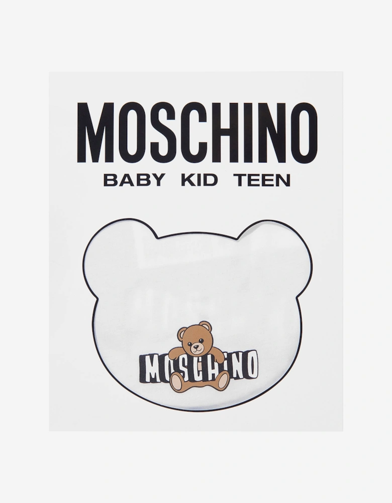 Baby Teddy Bear Logo Babygrow Set in Navy