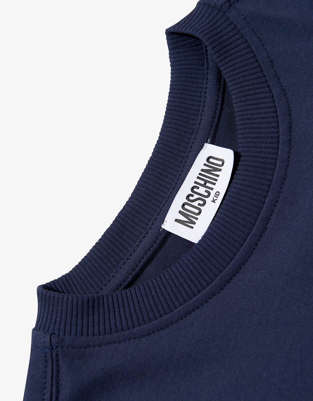 Kids Teddy Bear Logo T-Shirt in Navy