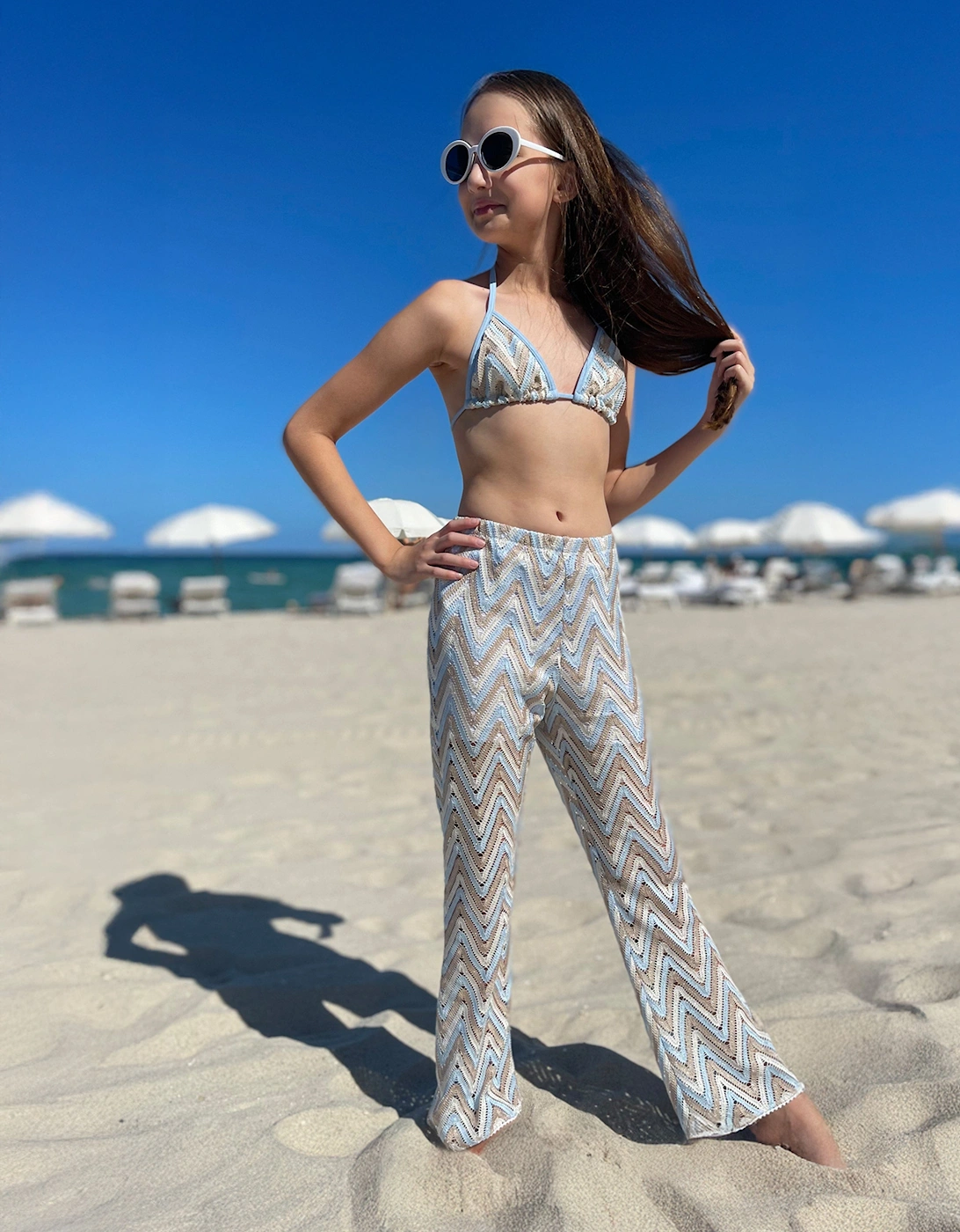 Girls Coco Trousers in Blue