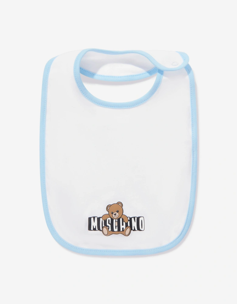 Baby Boys Teddy Bear Logo Babygrow Set in Blue