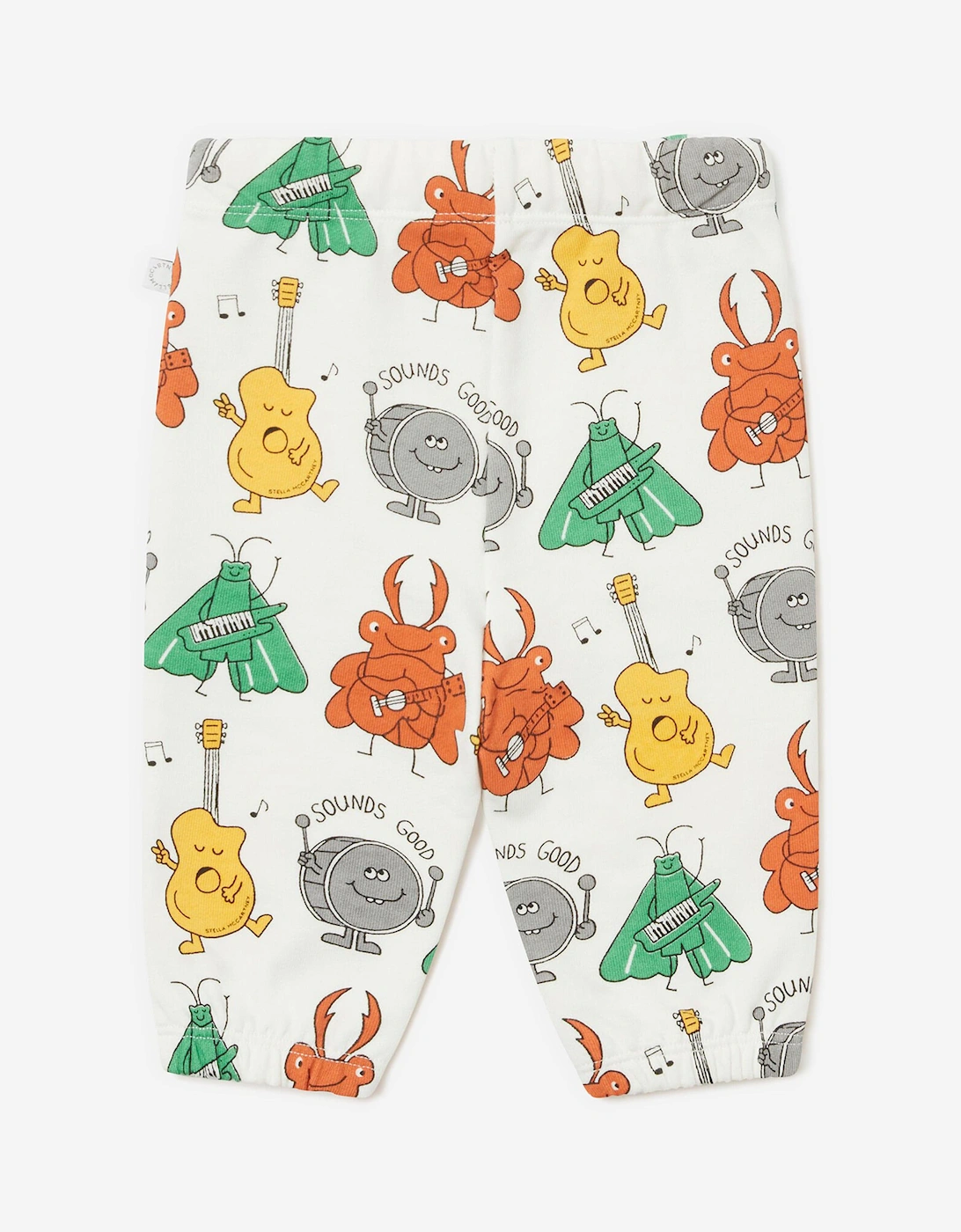 Baby Boys Sounds Good Joggers in Ivory