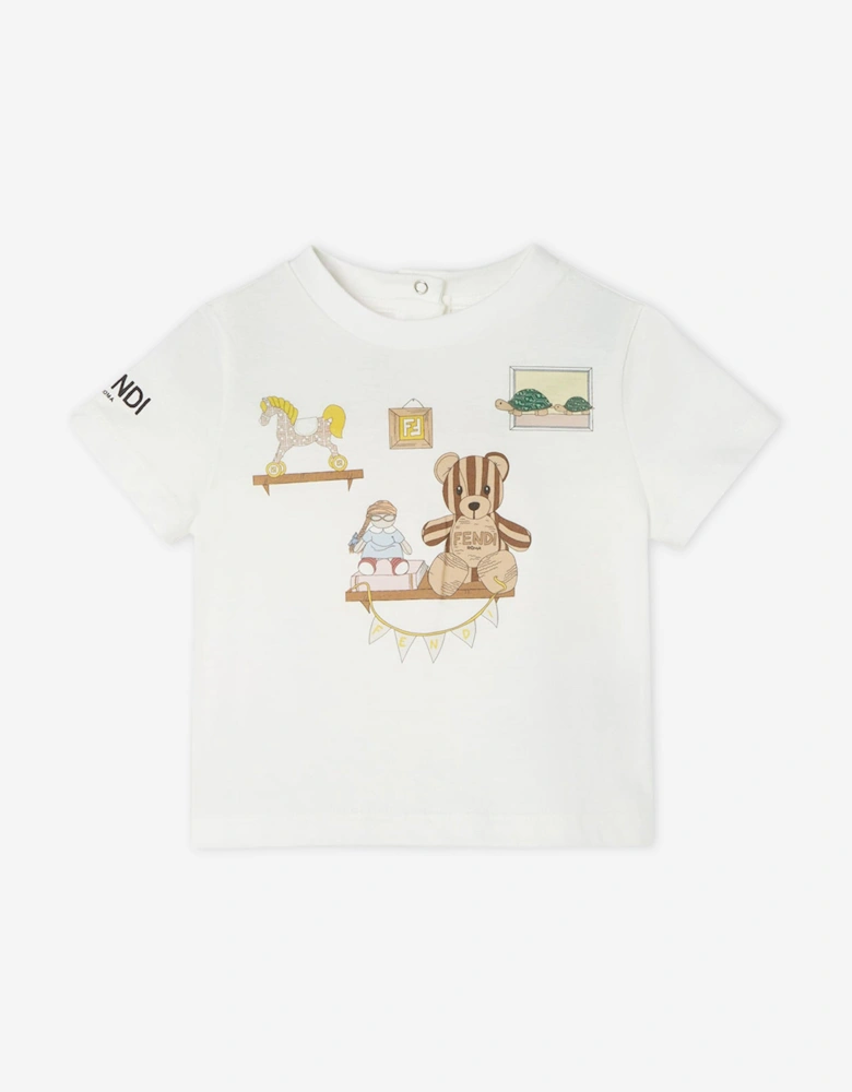 Baby Playroom T-Shirt in White