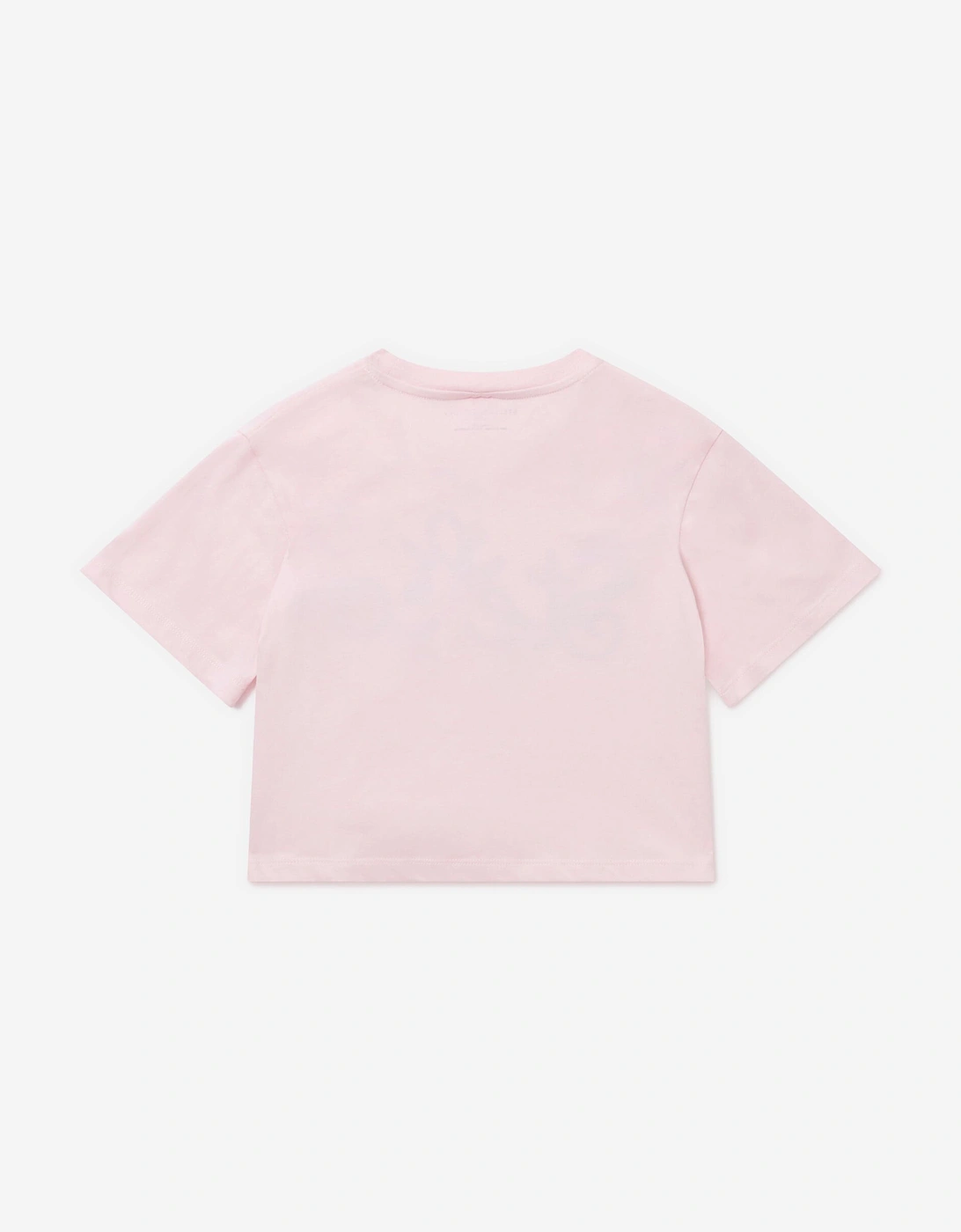 Girls Flower Logo T-Shirt in Pink