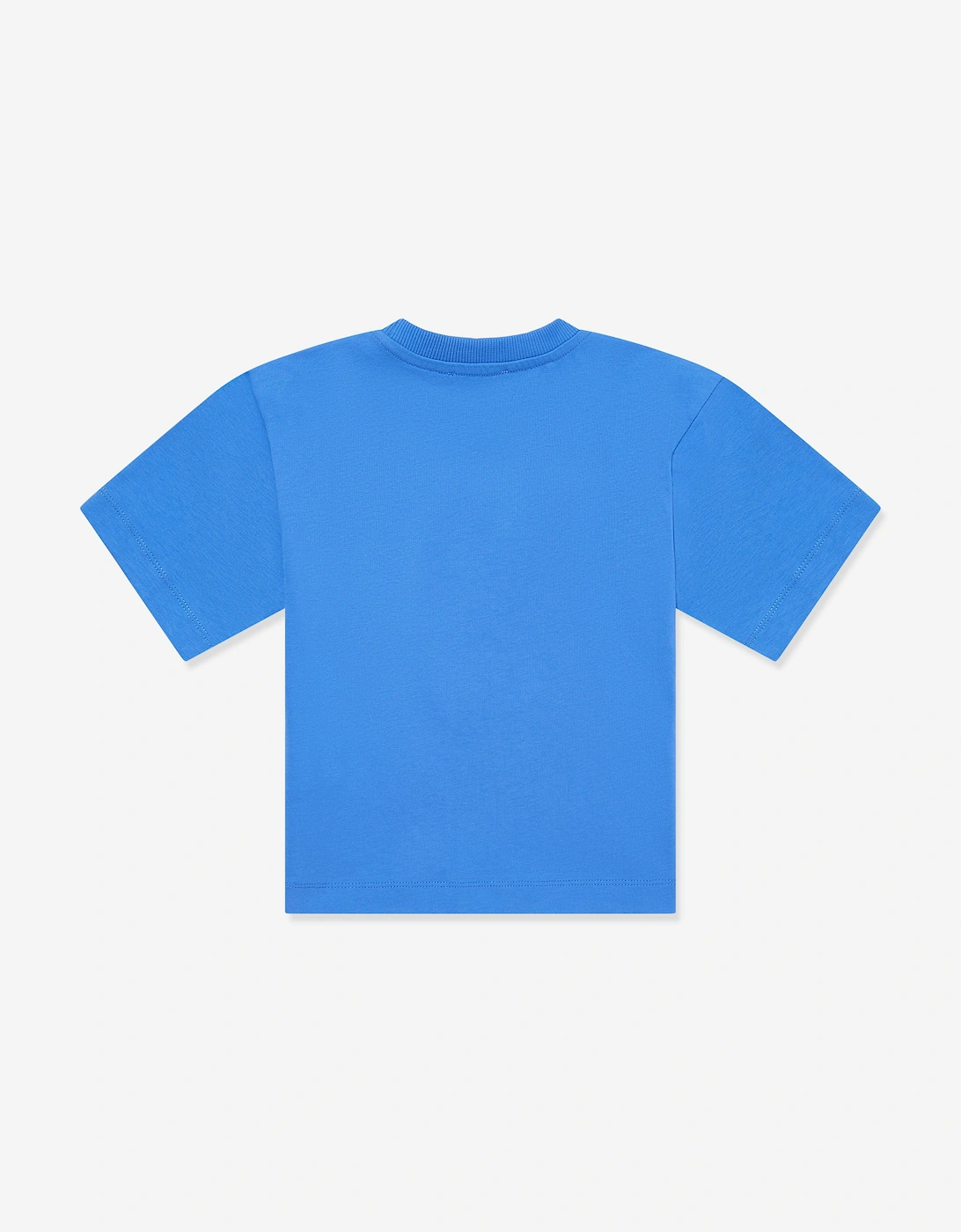 Kids Teddy Bear Logo T-Shirt in Blue