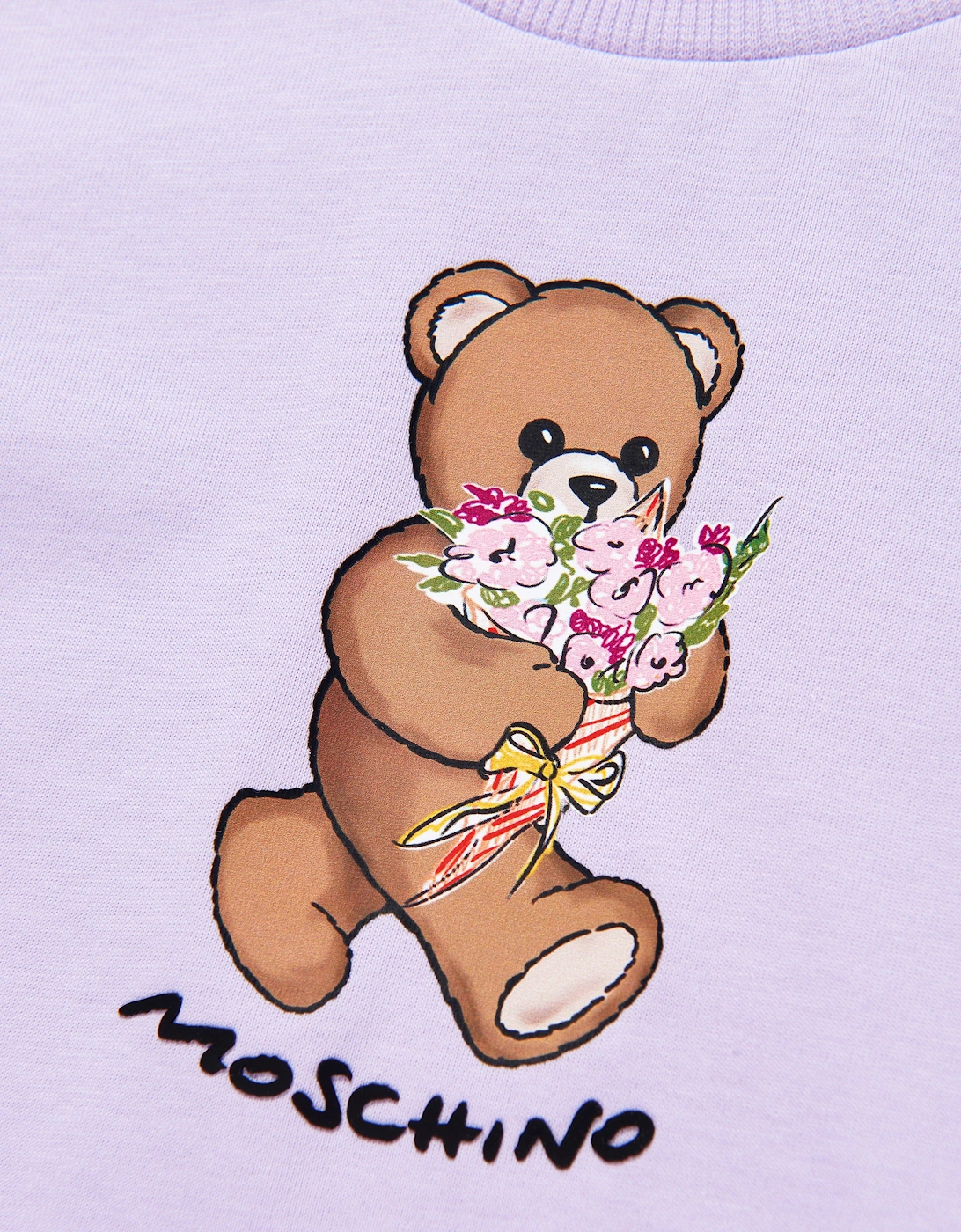 Girls Teddy Bear T-Shirt in Purple