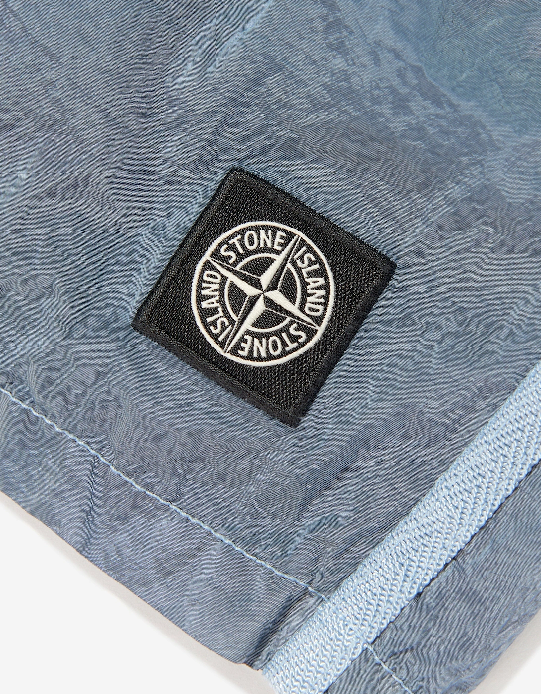 Boys Compass Logo Swim Shorts in Blue