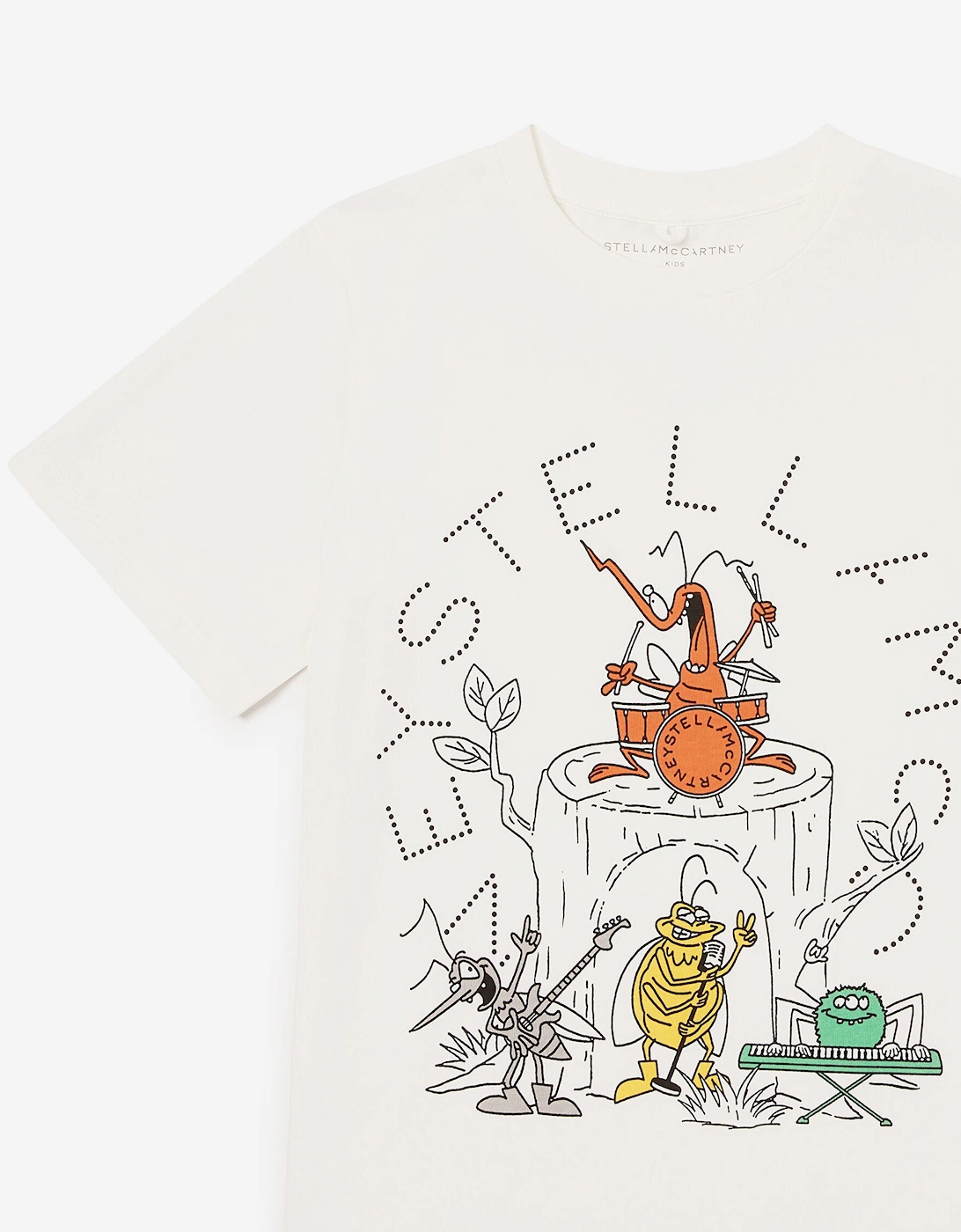 Boys Bug Band T-Shirt in Ivory