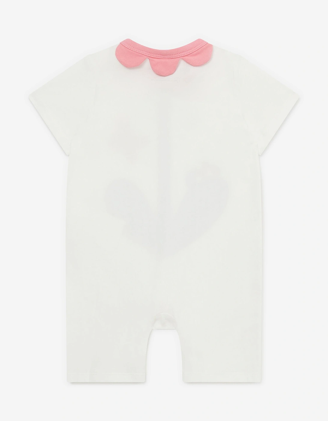 Baby Girls Flower Romper in Ivory