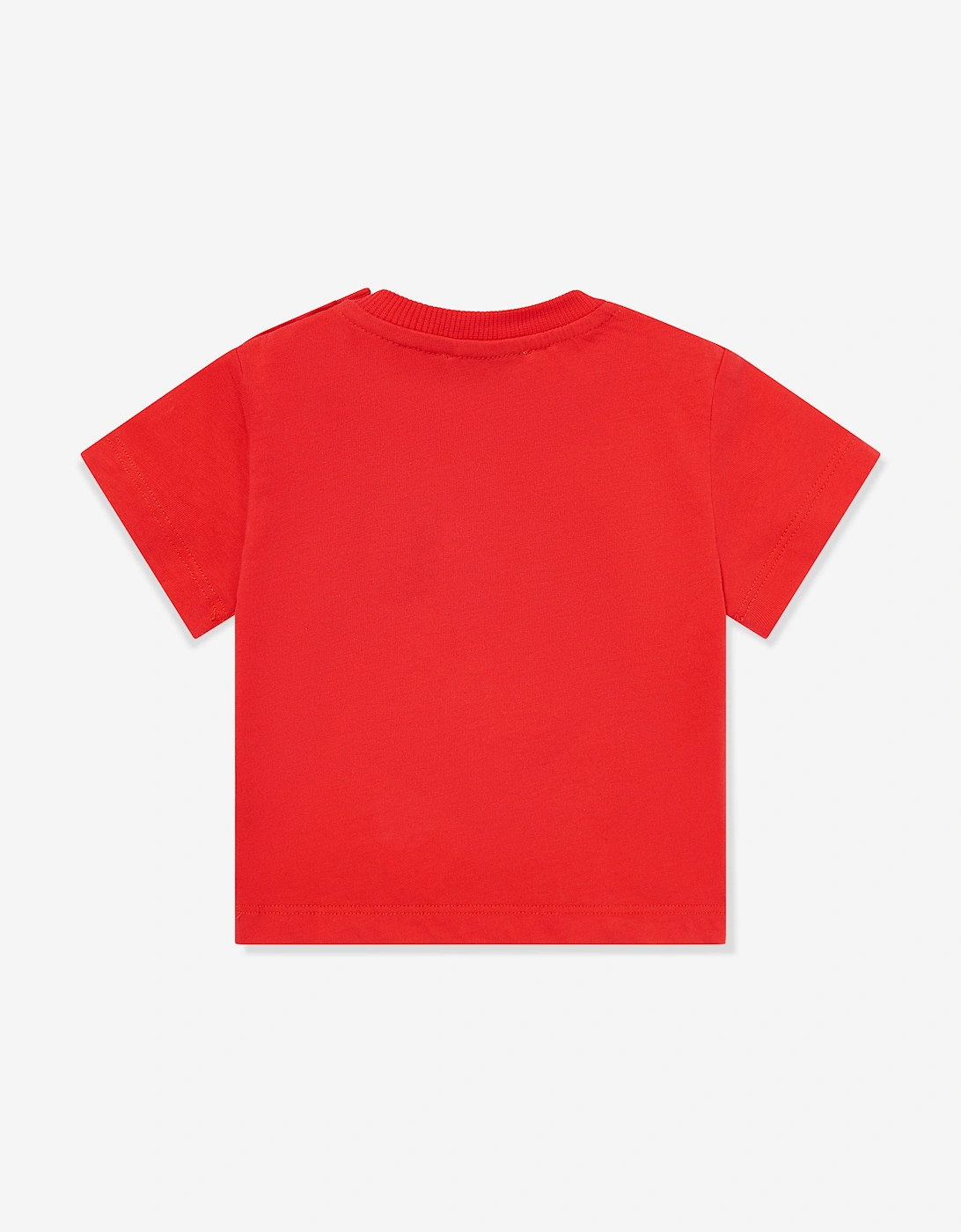 Baby Teddy Bear Logo T-Shirt in Red