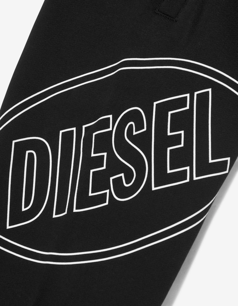 Boys Logo Joggers in Black