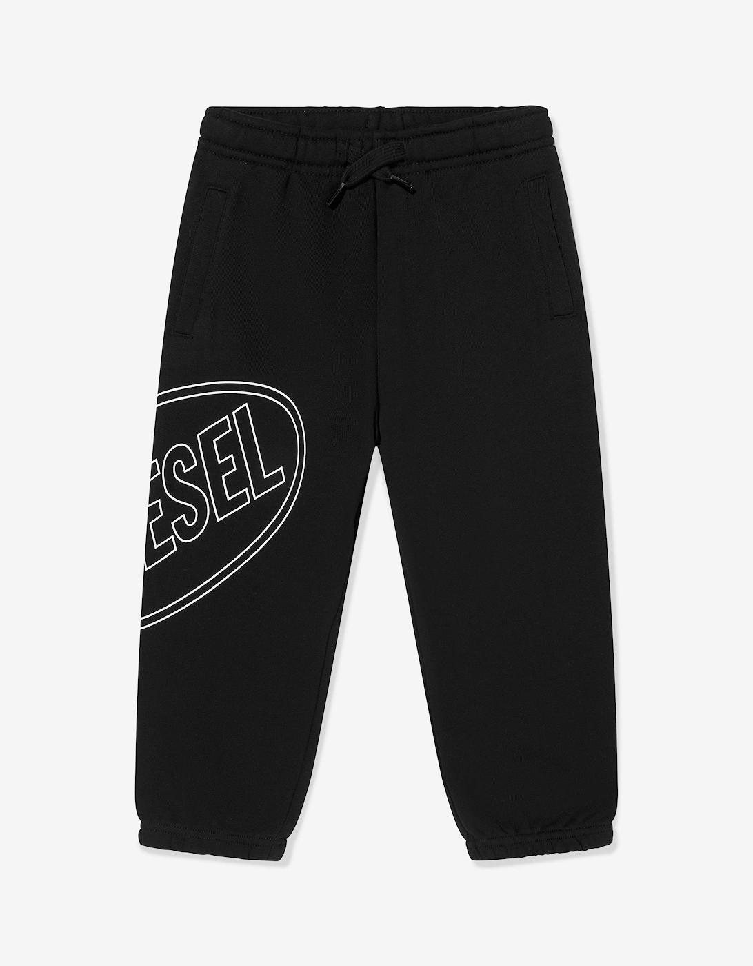 Boy's Diesel Boys Logo Joggers in Black - Size: 14 years