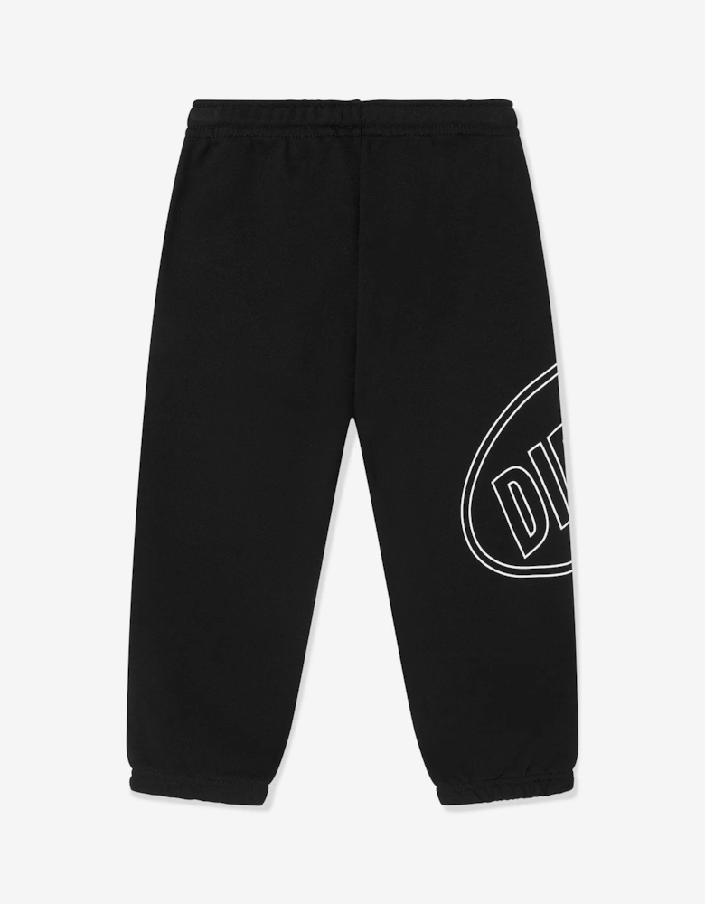 Boys Logo Joggers in Black