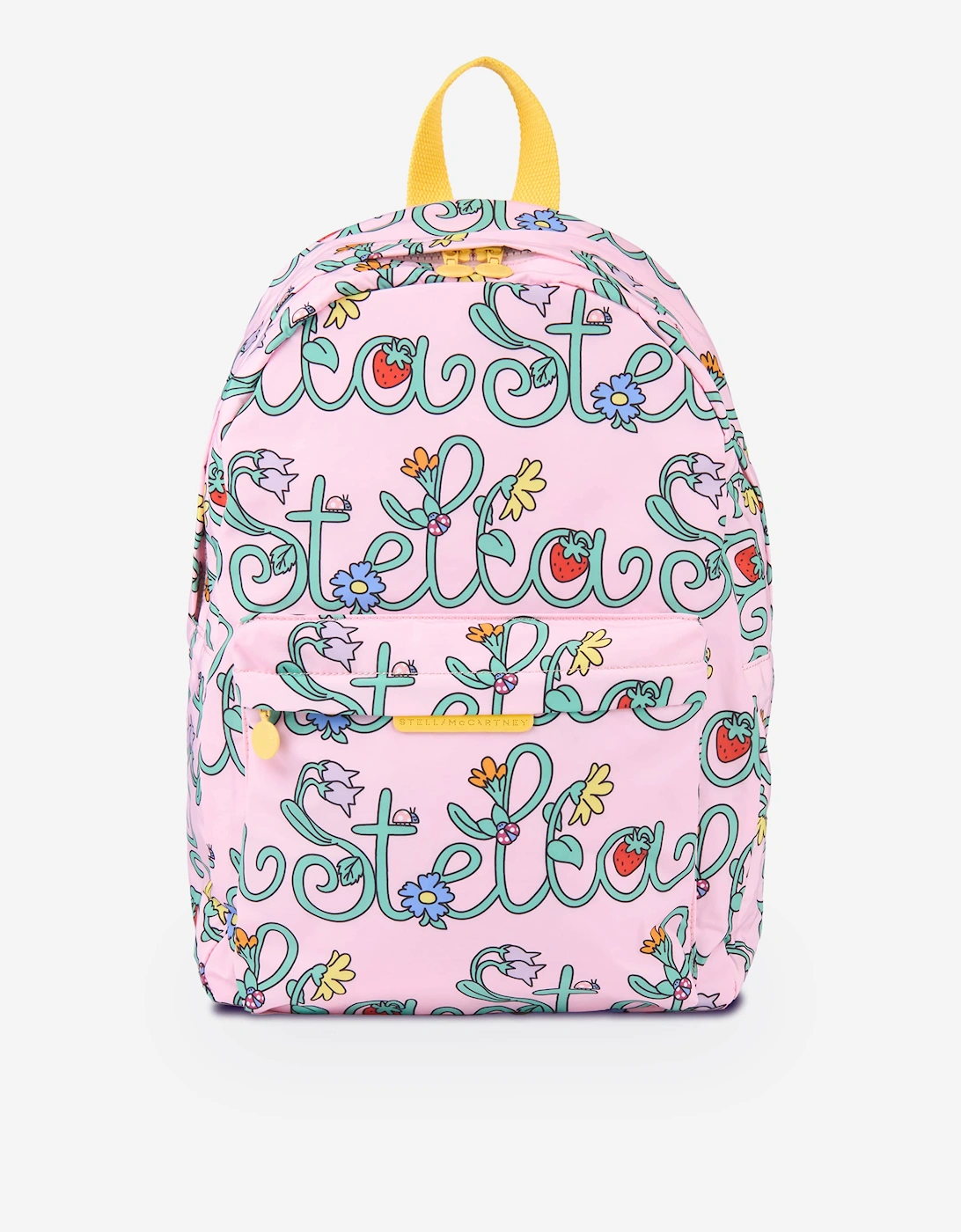 Girls Flower Logo Backpack in Pink (40cm), 5 of 4