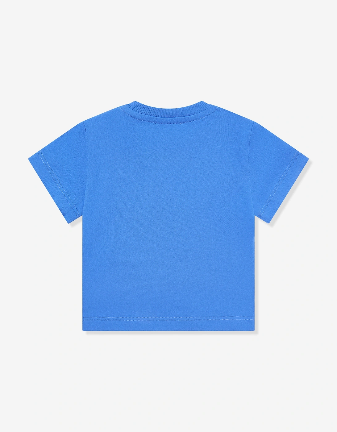 Baby Boys Teddy Bear Logo T-Shirt in Blue