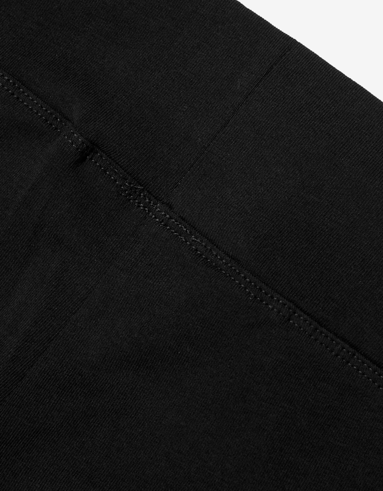 Girls Logo Print Shorts in Black