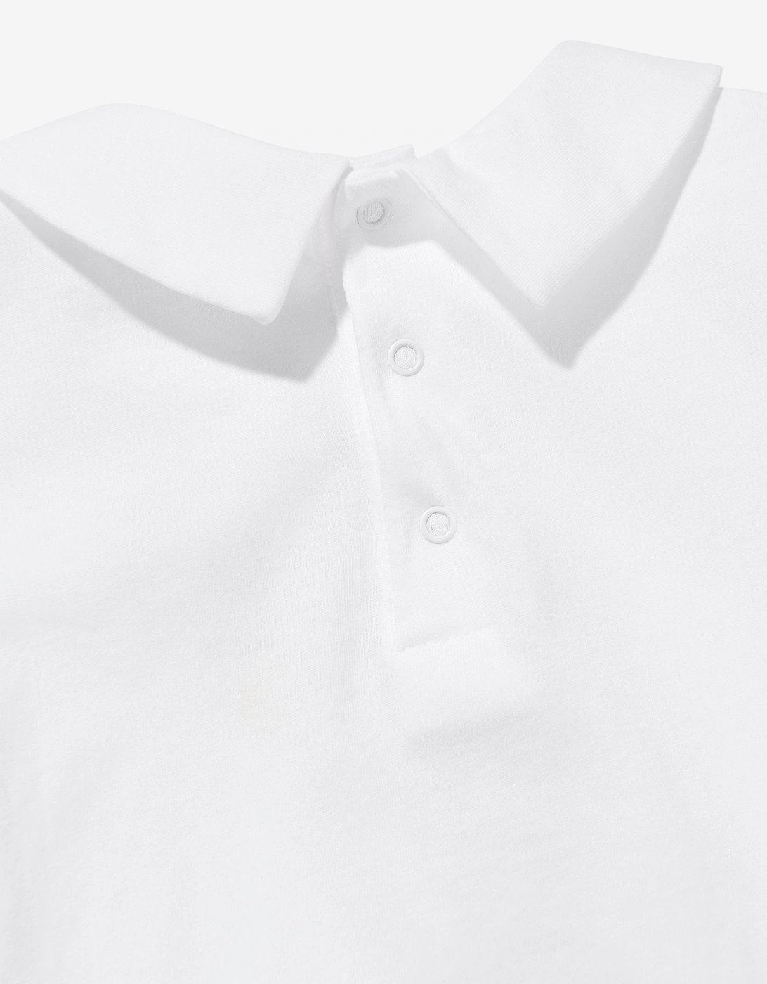 Baby Teddy Bear Romper in White