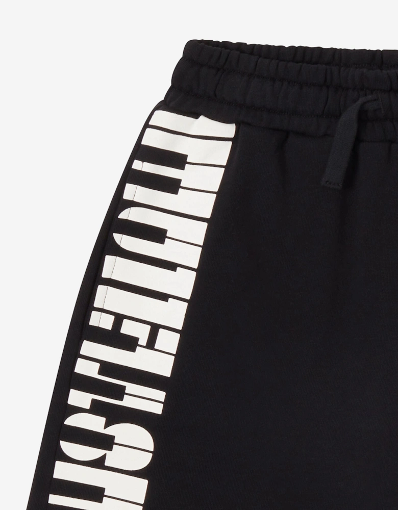 Boys Keyboard Logo Shorts in Black