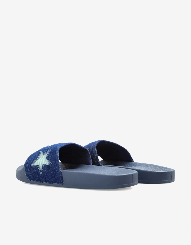 Girls Star Sliders in Blue