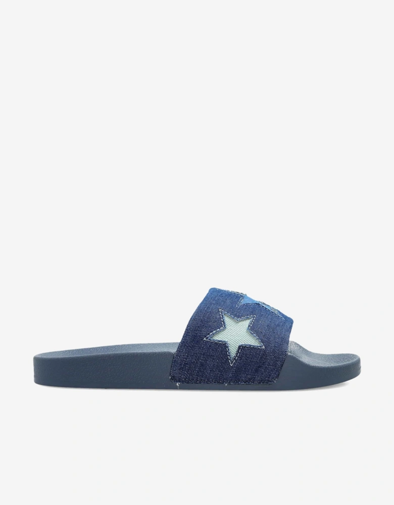 Girls Star Sliders in Blue