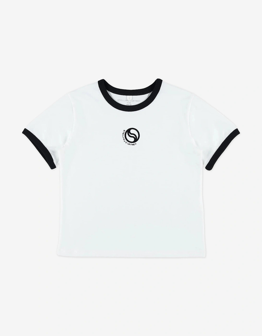 Stella Mccartney Girls Cream 'S Logo T-Shirt In Ivory  12 Years Size 12 Yrs Kids