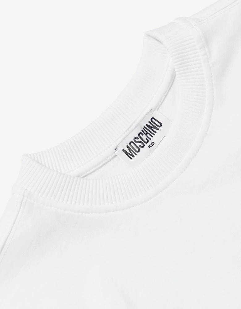 Boys Logo Pocket T-Shirt in White