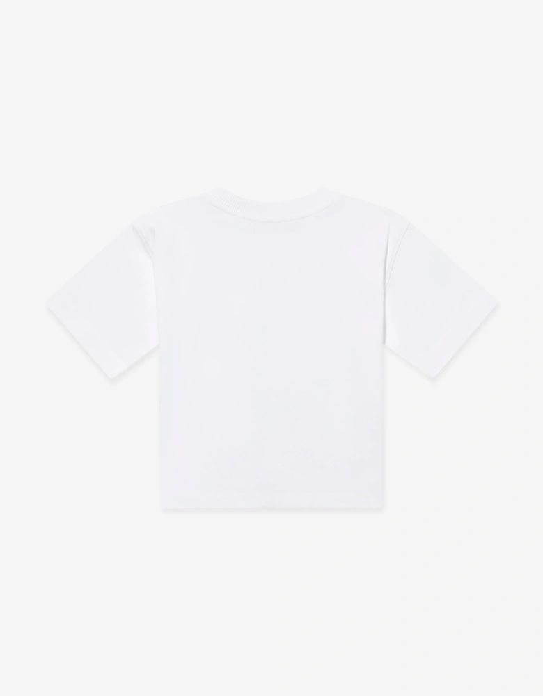 Boys Logo Pocket T-Shirt in White
