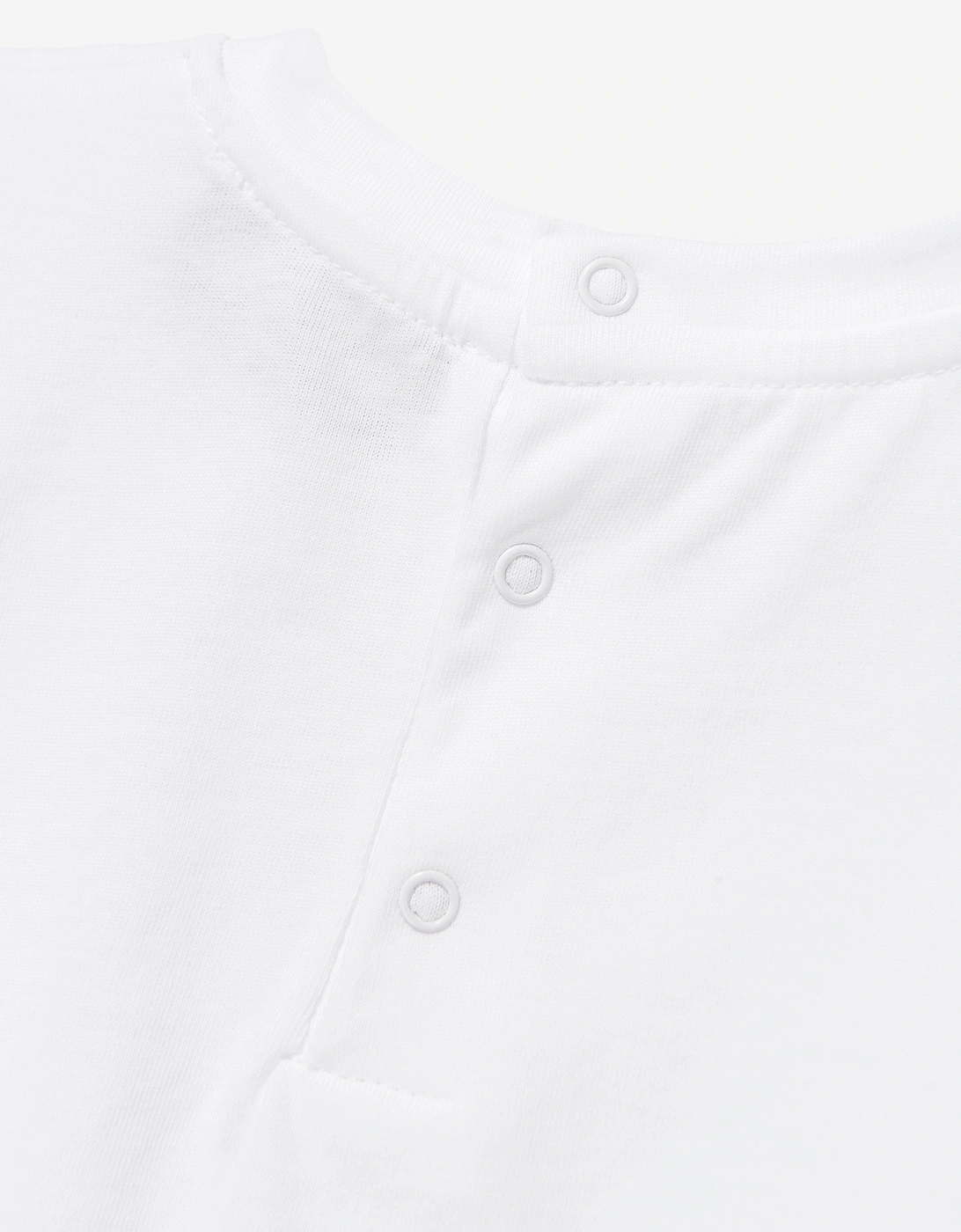 Baby Girls Teddy Bear T-Shirt in White